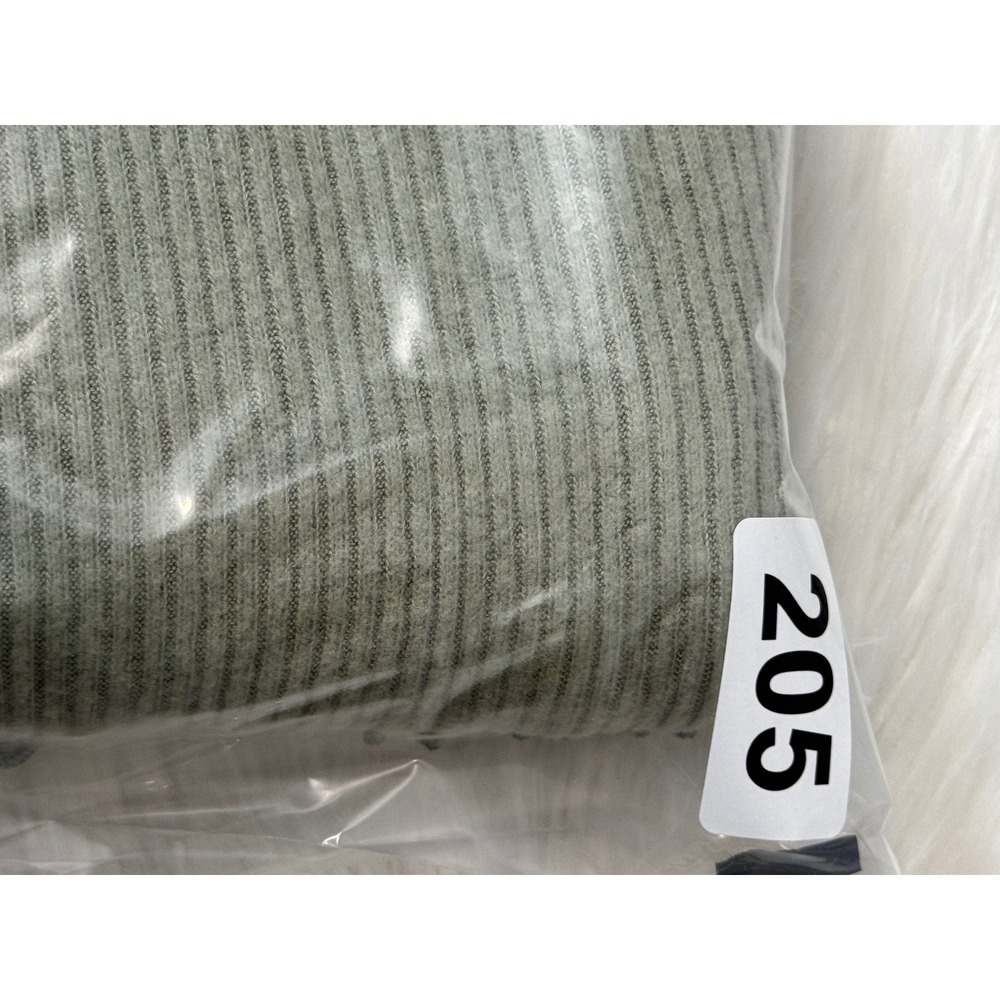 Bohme Sage Green Ribbed Cropped Cardigan Lettuce Trim L7112SET‎ Small NEW - Picture 8 of 8